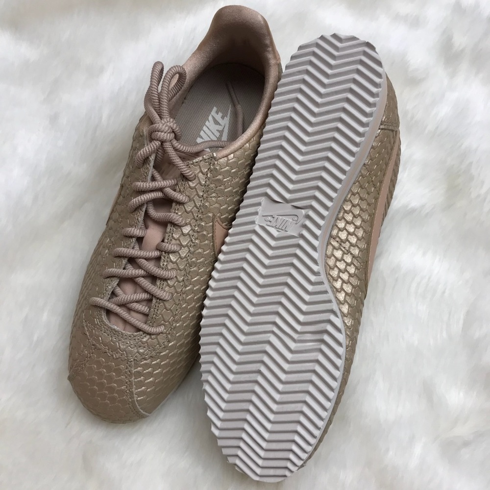 Nike Gold Fish Scale Cortez Sneakers - Picture 8 of 8